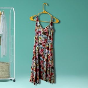 Floral Pattern Swing Dress with ✨ Pockets ✨